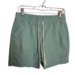 Talbots Shorts Women's Small Green Casual Drawstring Summer 5.5" Inseam Chino